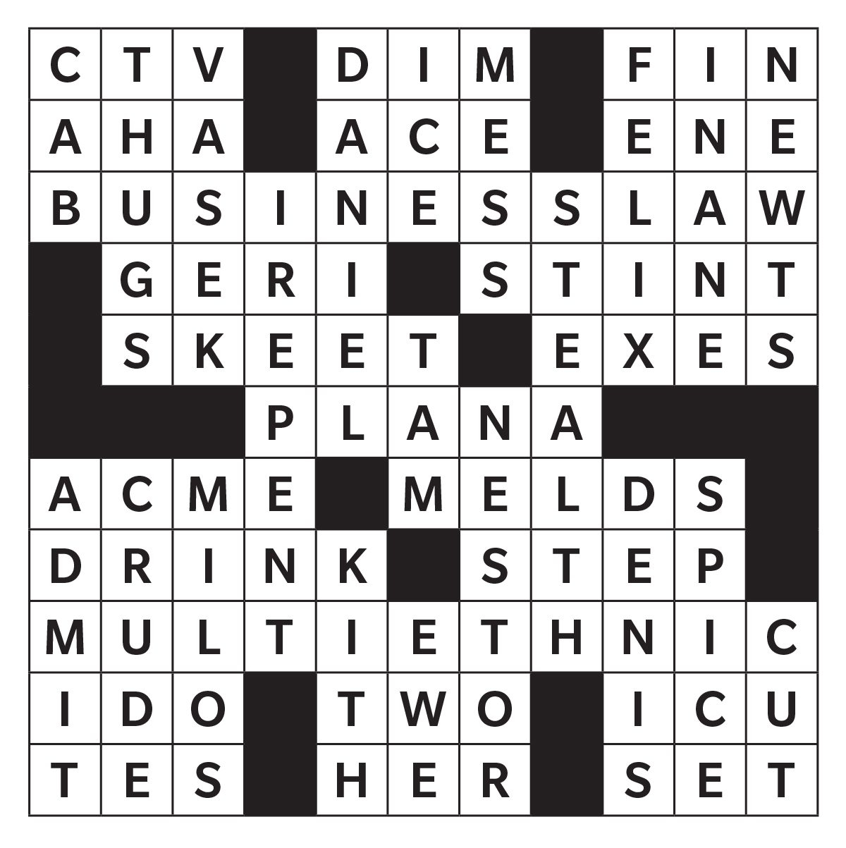 Reader's Digest Printable Crossword Puzzles