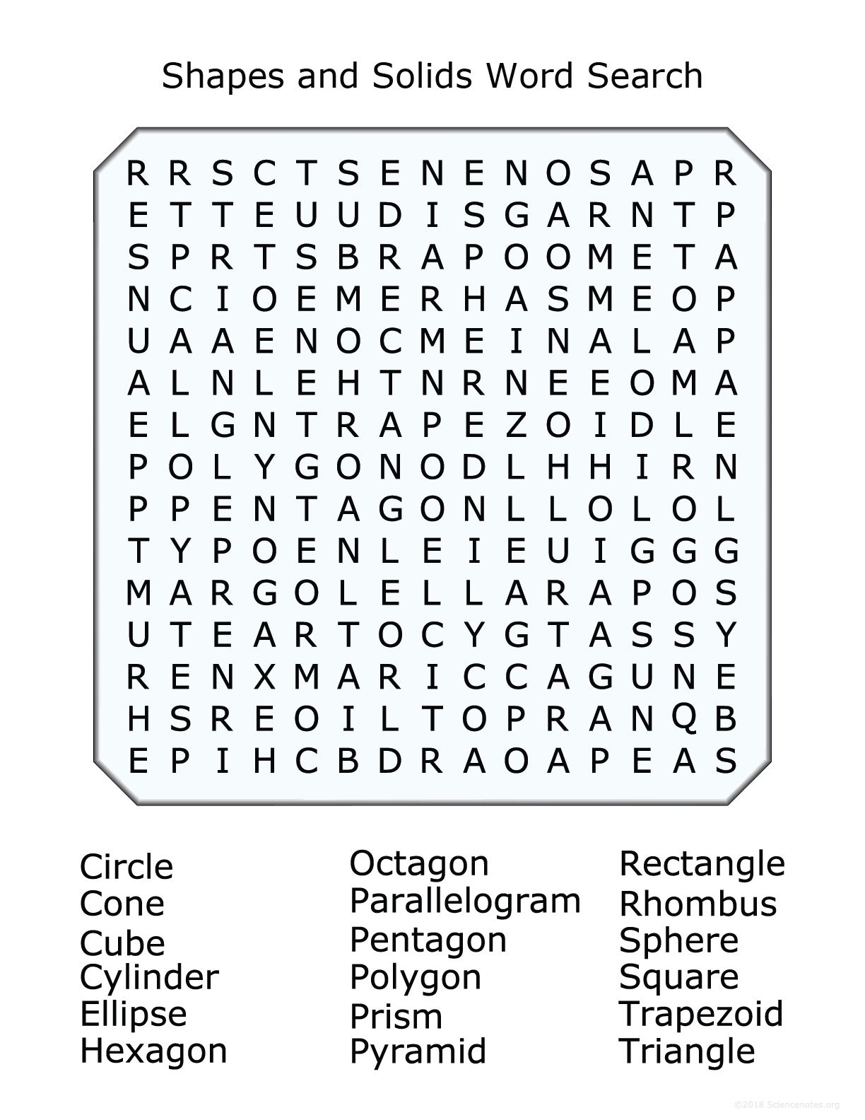 Circle Word Puzzles Printable Free