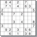 8 Best Images Of Printable Sudoku With Answers Free
