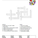 Back To School Crossword Puzzle Free Printable