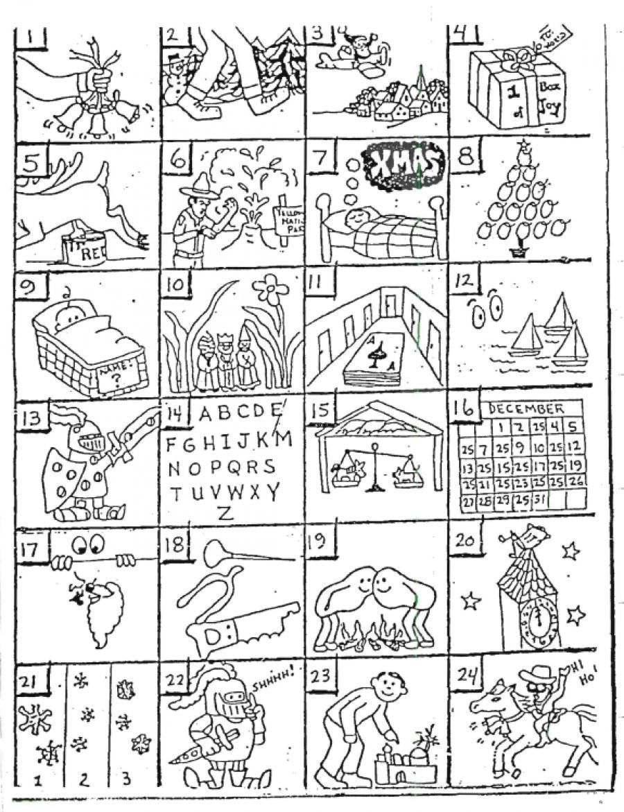 Free Printable Christmas Carol Puzzles