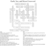 Earth Sun And Moon Crossword Wordmint Sun Crossword