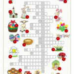 Easter Crossword Puzzle English ESL Worksheets For