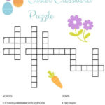 Easter Crossword Puzzle FREE Printable Easter Crossword