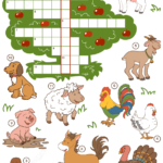 Farm Animals Crossword Puzzle For Beginners Free