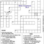 Free Bible Christian Family Crossword Puzzle Bible