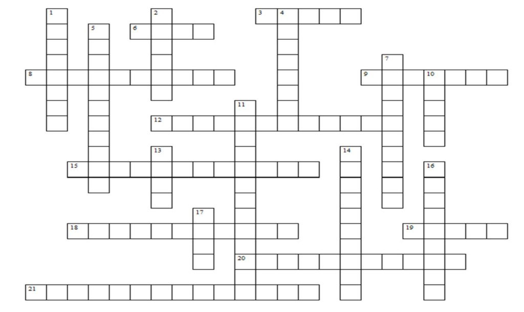 Free Crossword Puzzle Maker Printable