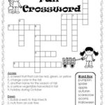 FREE Fall Crossword Puzzle By Teaching Simply TpT