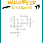 Free Halloween Crossword Puzzle Printable Worksheet