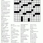 Free Printable Crossword Puzzles Easy For Adults