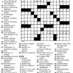 Free Printable Jumbo Crossword Puzzles Printable