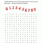 Free Printable Number Word Search Word Search Puzzles