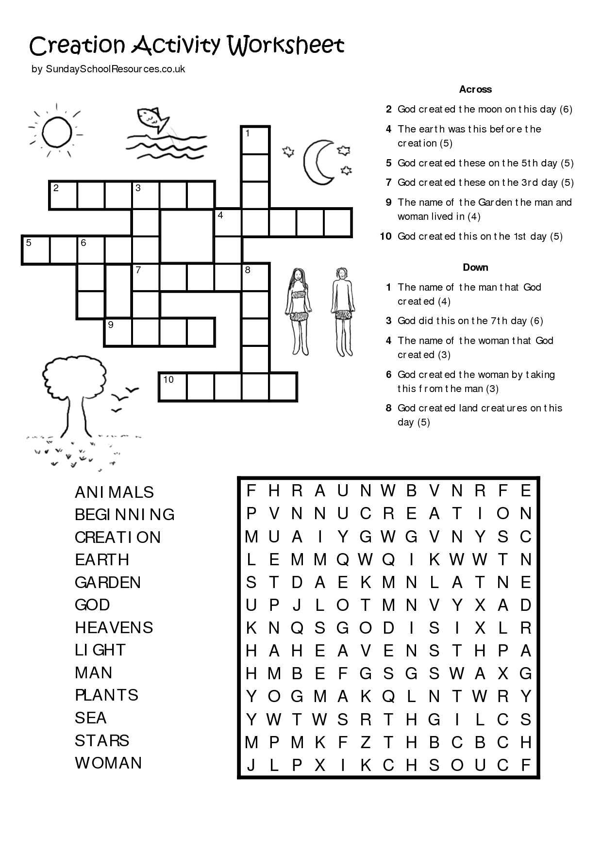 Printable Youth Crossword Puzzles
