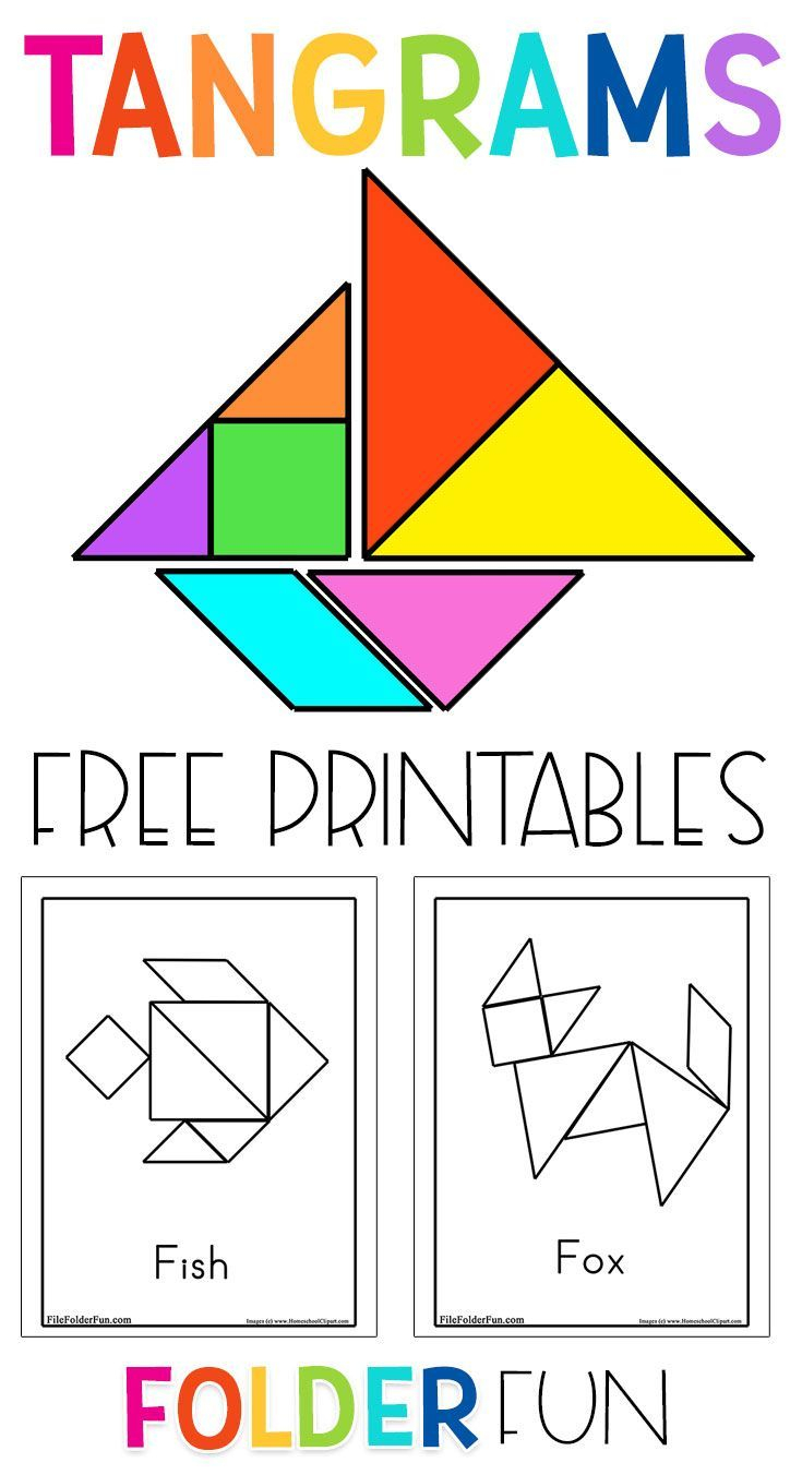 Free Printable Tangrams And Tangram Pattern Cards These Printable