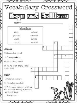 Free Printable Crossword Puzzles For Grade 3
