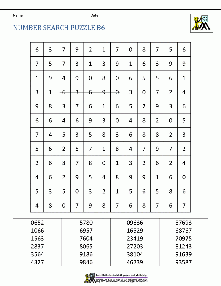 Array Printable Crossword Puzzles Bingo Cards Forms