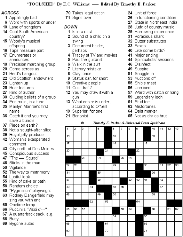 Printable Crossword Sudoku Puzzles