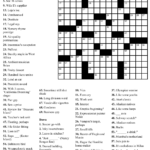 Printable Crossword Puzzles For 8 Year Olds Printable