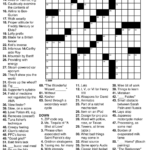 Printable Crosswords For Young Adults Printable