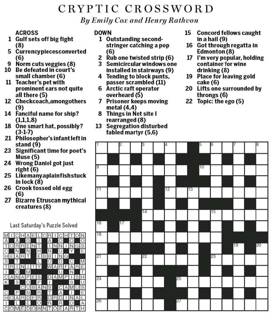 Printable Difficult Replica Crossword Clue Printable