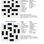 Printable English Crossword Puzzles With Answers