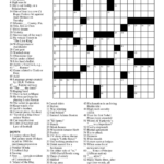 Printable Fill In Puzzles Online Printable Crossword Puzzles