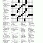 Printable Newspaper Crossword Puzzles For Free Free
