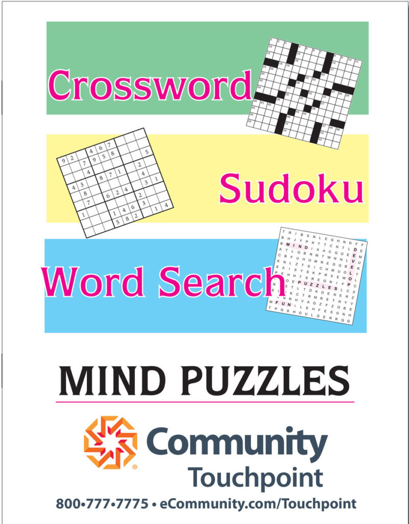 Printable Puzzle Booklet Printable Crossword Puzzles