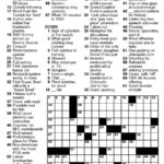 Printable Sunday Crossword 2018 Printable Crossword Puzzles