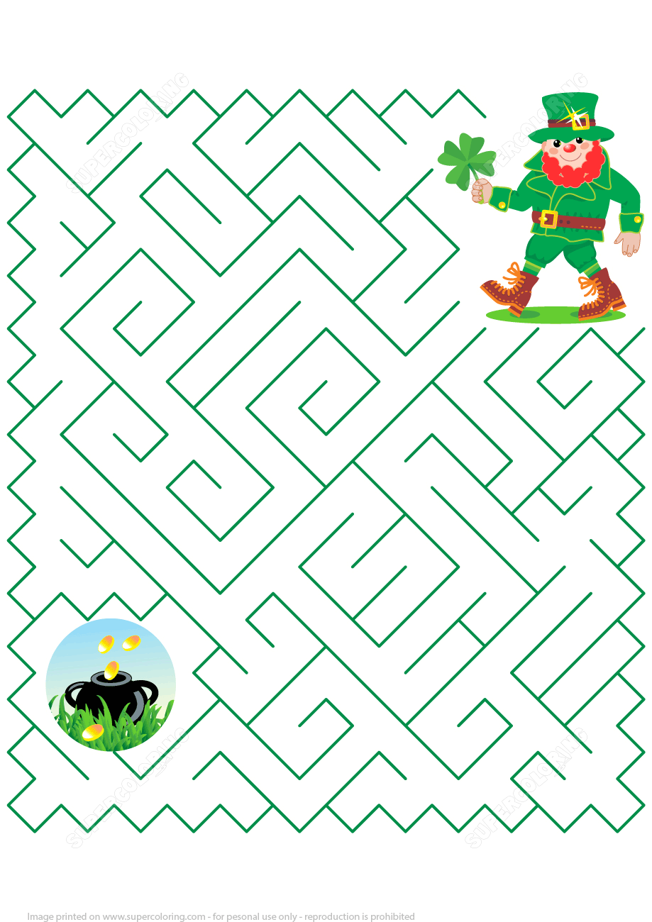 St Patrick Day Puzzles Printable Free