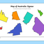 Australia Map Jigsaw Puzzle Printable Twitterleesclub