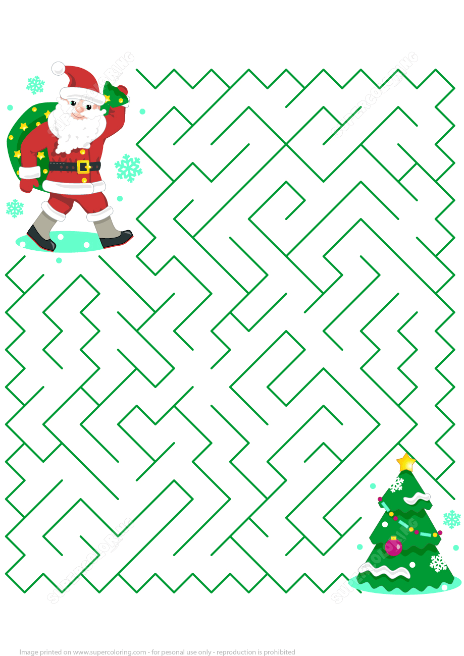 Free Printable Holiday Puzzles
