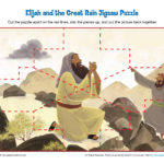 Elijah And The Great Rain Jigsaw Puzzle Children S Bible