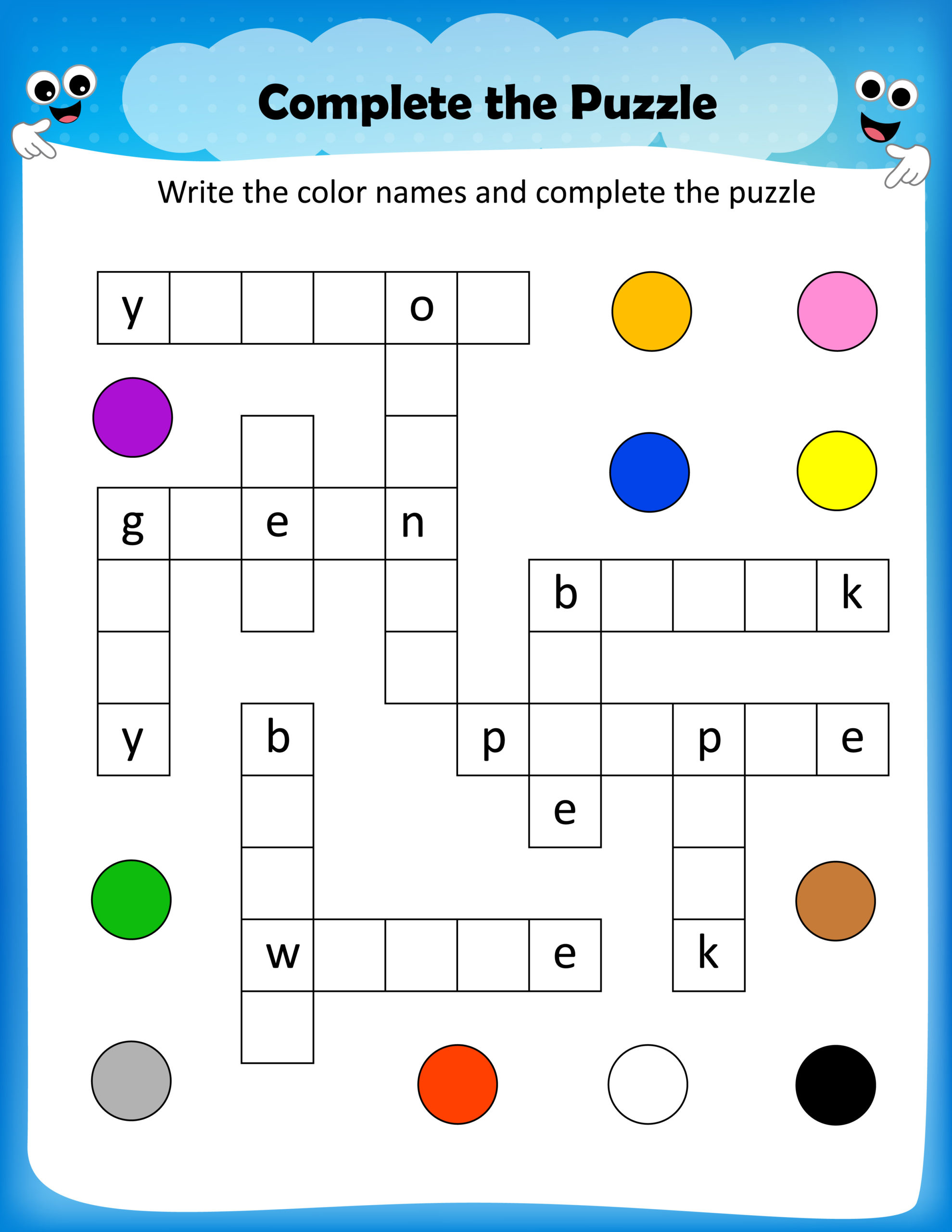 Free Printable Crossword Puzzles For 5th Graders