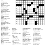 Free Online Printable Crossword Puzzles Free Printable