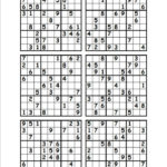 Free Printable Sudoku Puzzles 6 Per Page Sudoku Printable