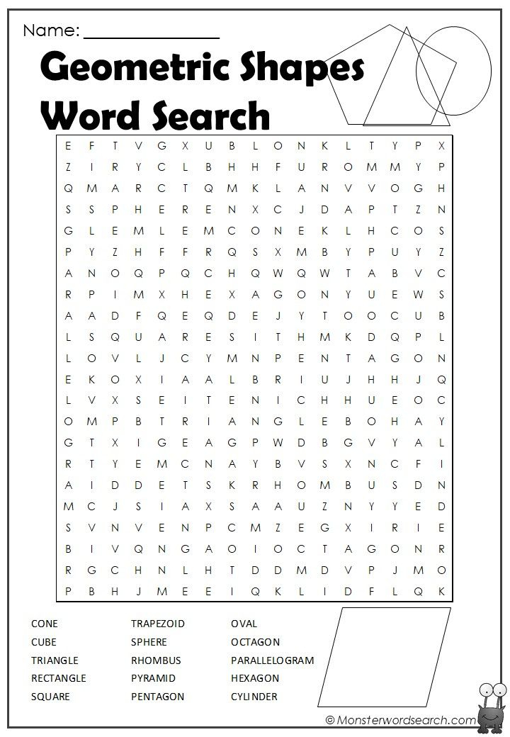 Free Printable 3rd Grade Word Search Puzzles