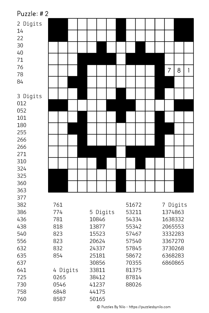 Free Printable Fill In Puzzles Printable Crossword Puzzles Online