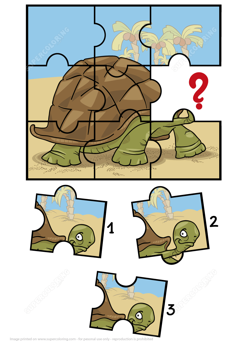 Printable Animal Jigsaw Puzzles For Preschoolers