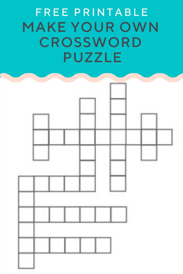 Free Printable Crossword Make Your Own