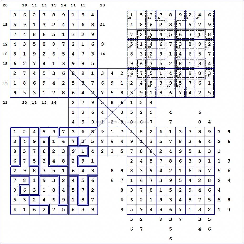 Loco Sudoku Printable Multi Sudoku Puzzles Printable