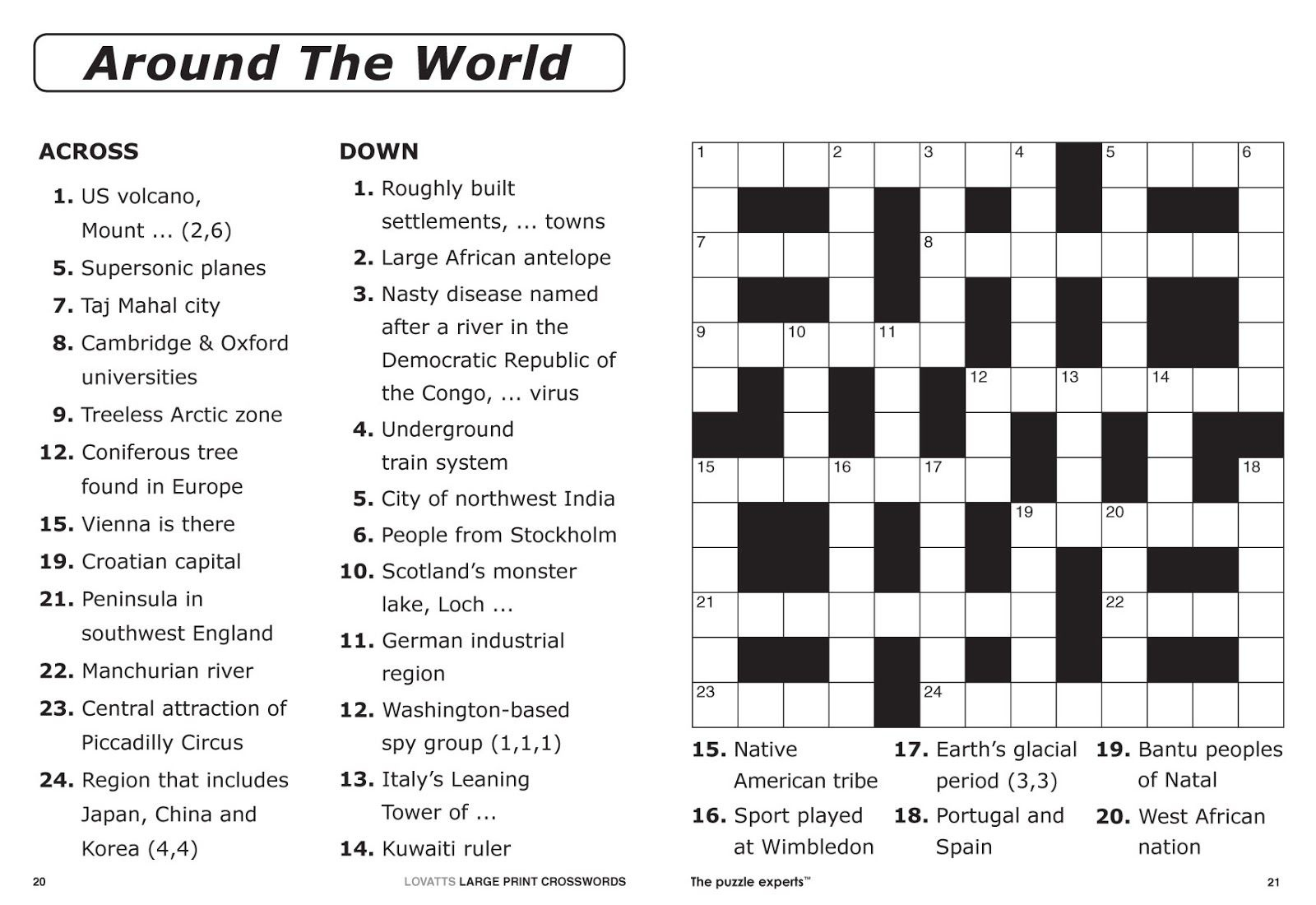 Free Printable Crossword Make Your Own