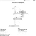 Naruto Shippuden Crossword WordMint