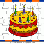 Printable Jigsaw Puzzle For Kids Cake Jigsaw