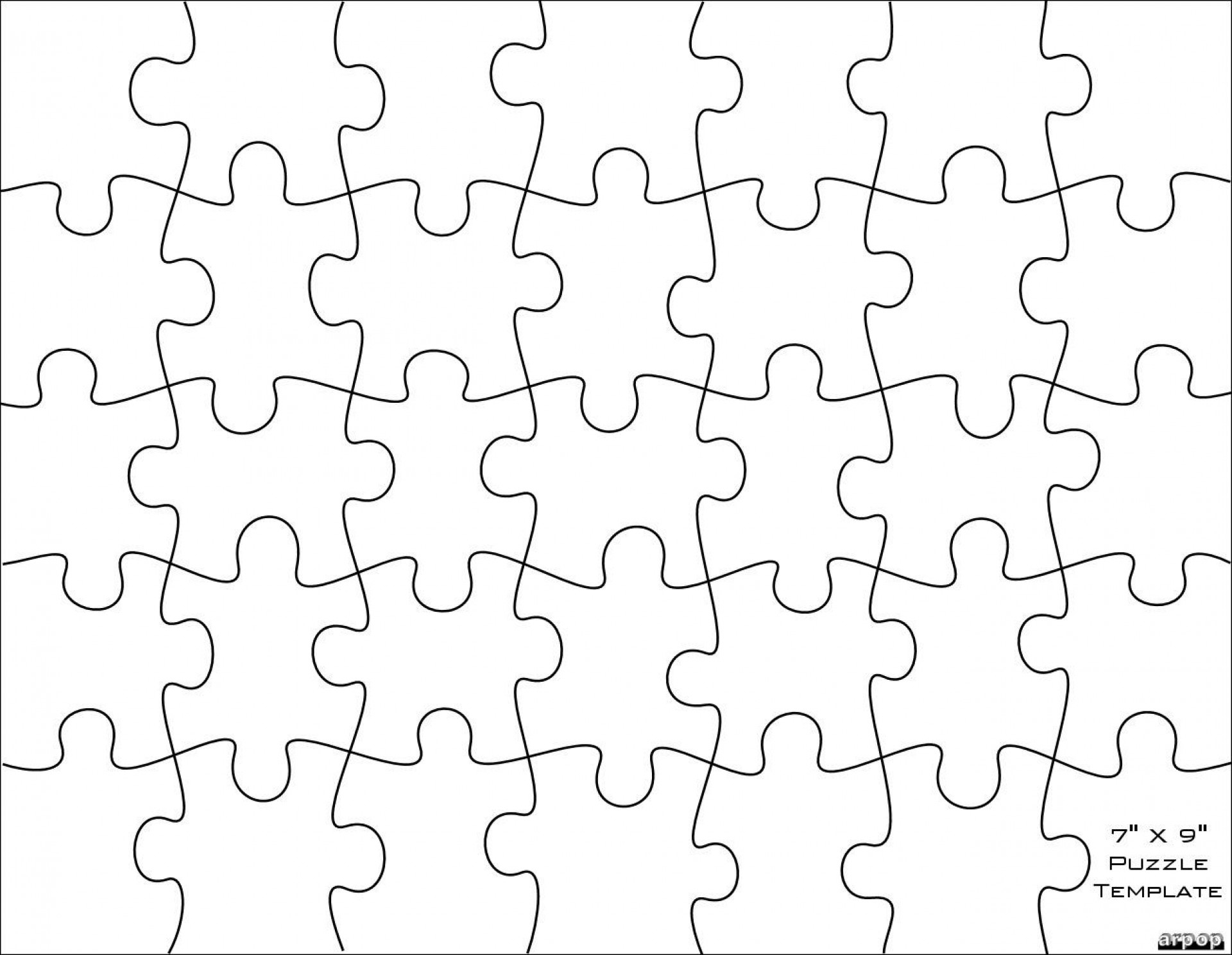 Simple Printable Jigsaw Puzzles