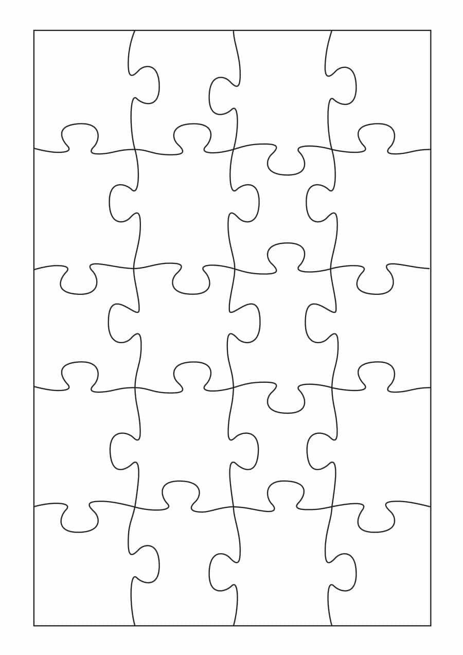 Printable Jigsaw Puzzle Pieces