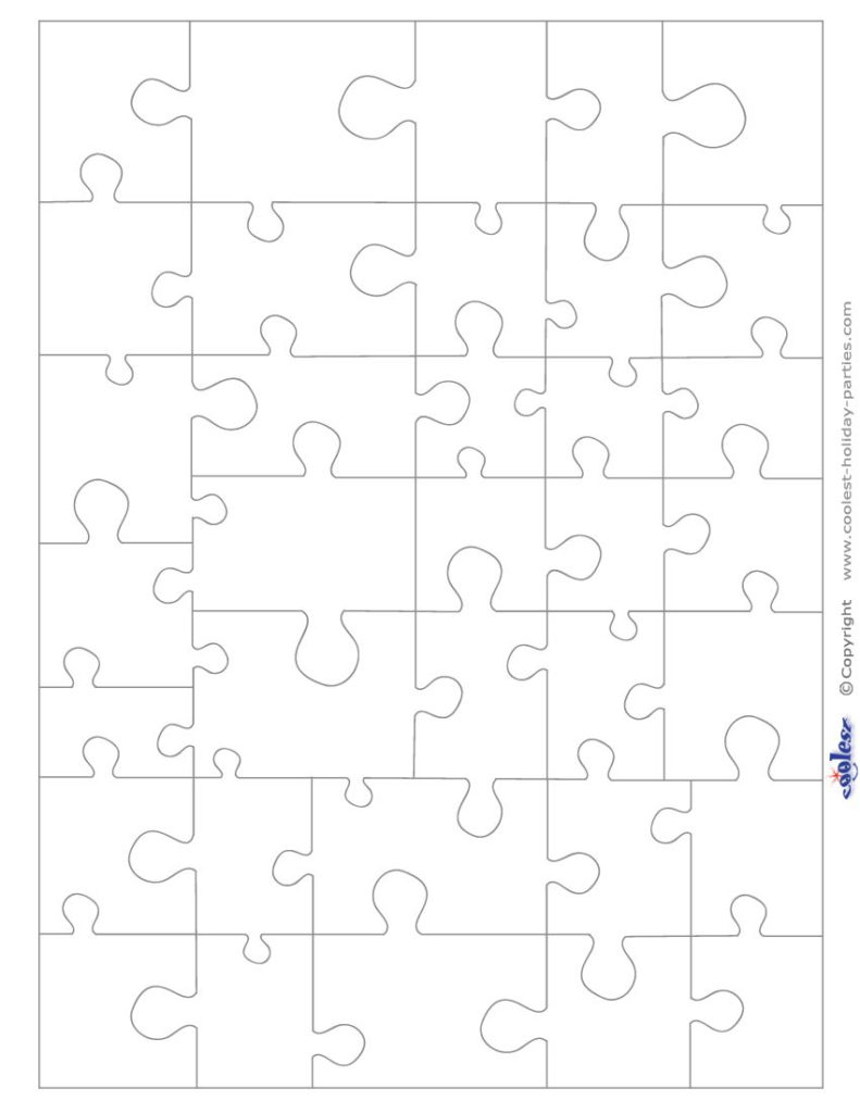 Small Blank Printable Puzzle Pieces Printable Puzzles