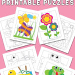 Spring Printable Puzzles For Kids Itsybitsyfun