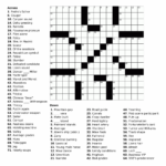 7 Best Printable Crosswords For Adults Printablee
