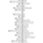 Bathroom Crossword Puzzle Worksheet Free ESL Printable